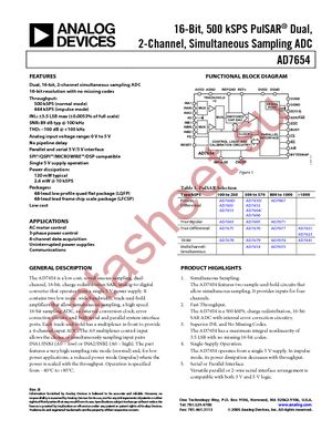 AD7654ACPZRL datasheet  